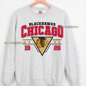1926 Chicago Blackhawks Sweatshirt Chicago Hockey shirt Hockey Mom Dad Retro